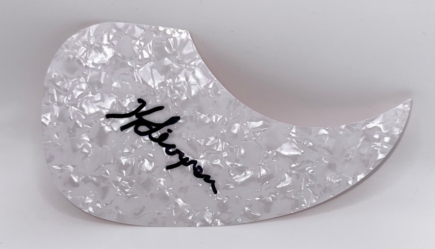 Kerry Livgren Autographed Guitar Pickguard Musician