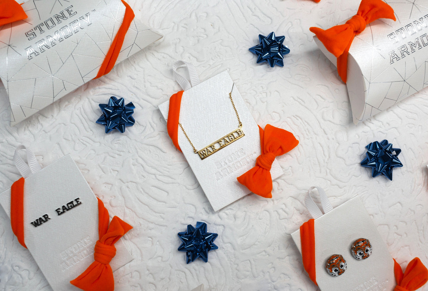 Auburn Aubie Tiger Studs