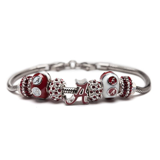 University of Alabama Jewelry Charm Bracelet