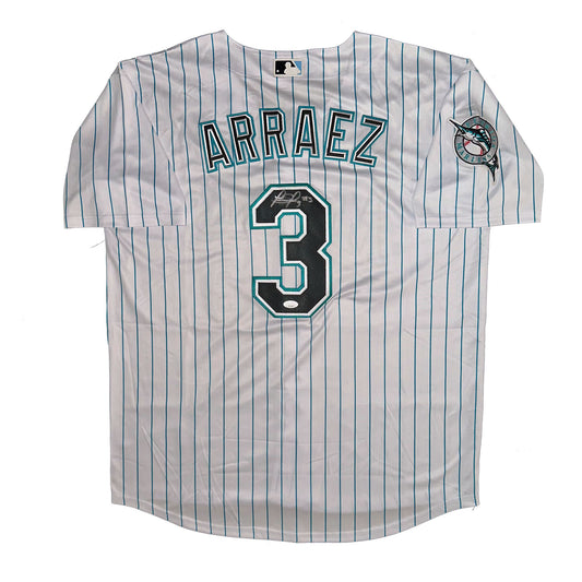 Luis Arraez Autographed Miami Marlins Jersey JSA COA Team Venezuela