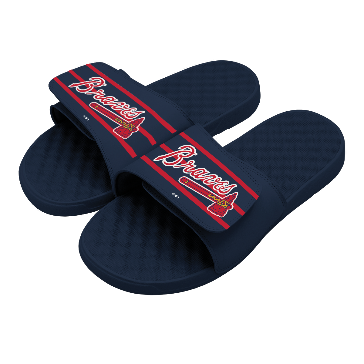 Atlanta Braves Stripes Slides