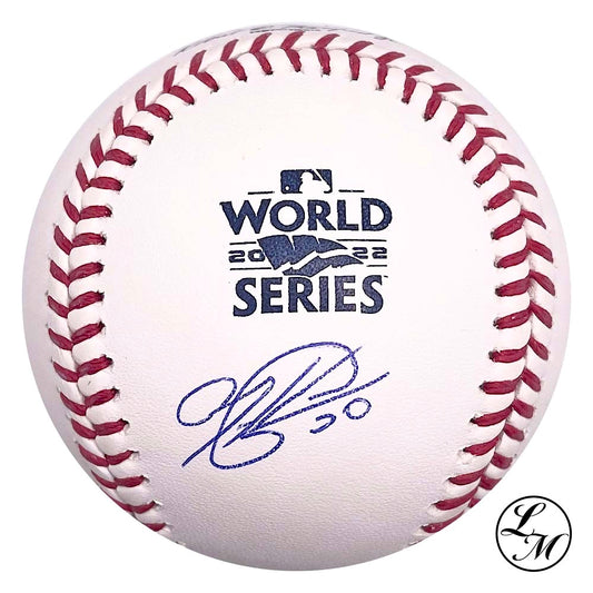 Hector Neris Astros Autographed 2022 World Series Baseball JSA COA