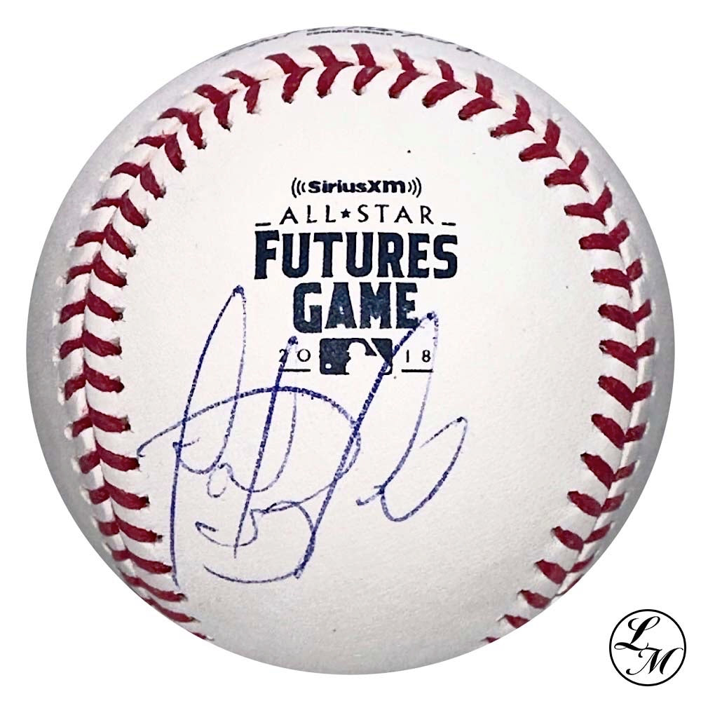 Fernando Tatis JR Autographed 2018 Futures Game Baseball San Diego Padres JSA COA