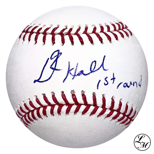 D.L Hall Orioles Autographed Official Major League Baseball