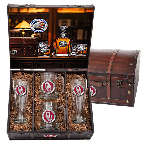 University of Oklahoma Beer Chest Set