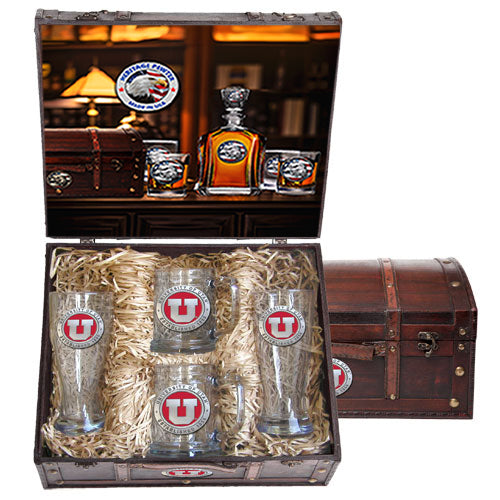 University of Utah Beer Chest Set