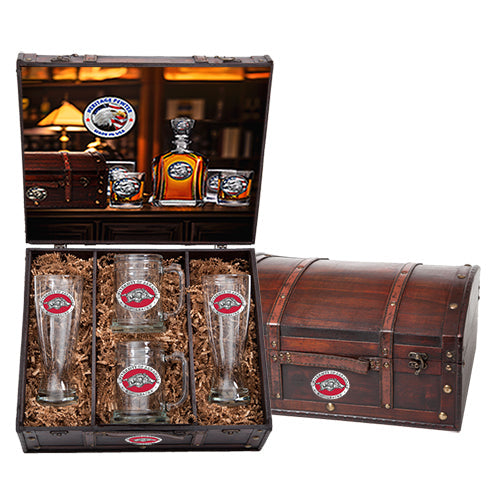 University of Arkansas Beer Chest Set
