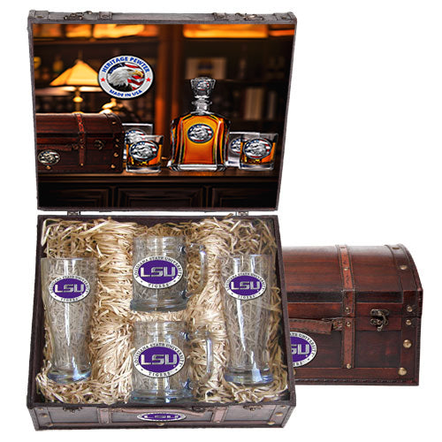 Louisiana State University Beer Chest Set