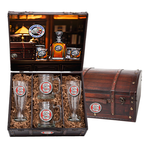 North Carolina State University Beer Chest Set