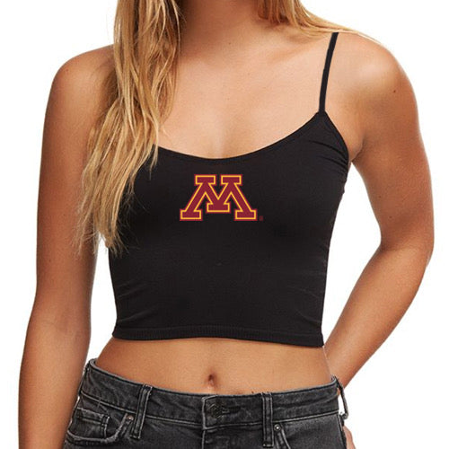 Minnesota Black Spaghetti Tank