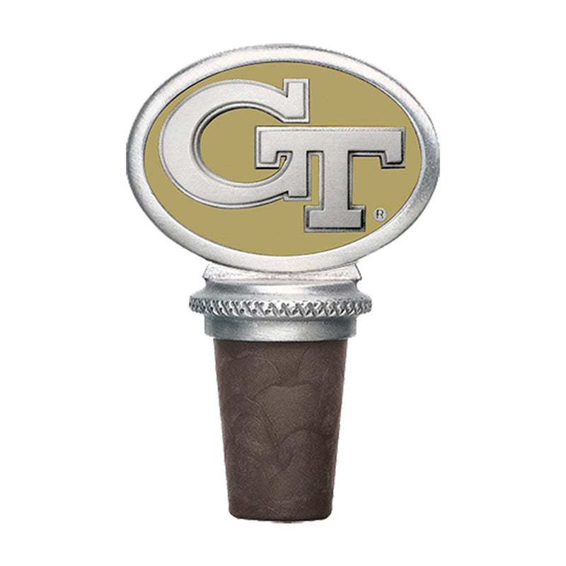 Georgia Tech GT Logo Bottle Stopper