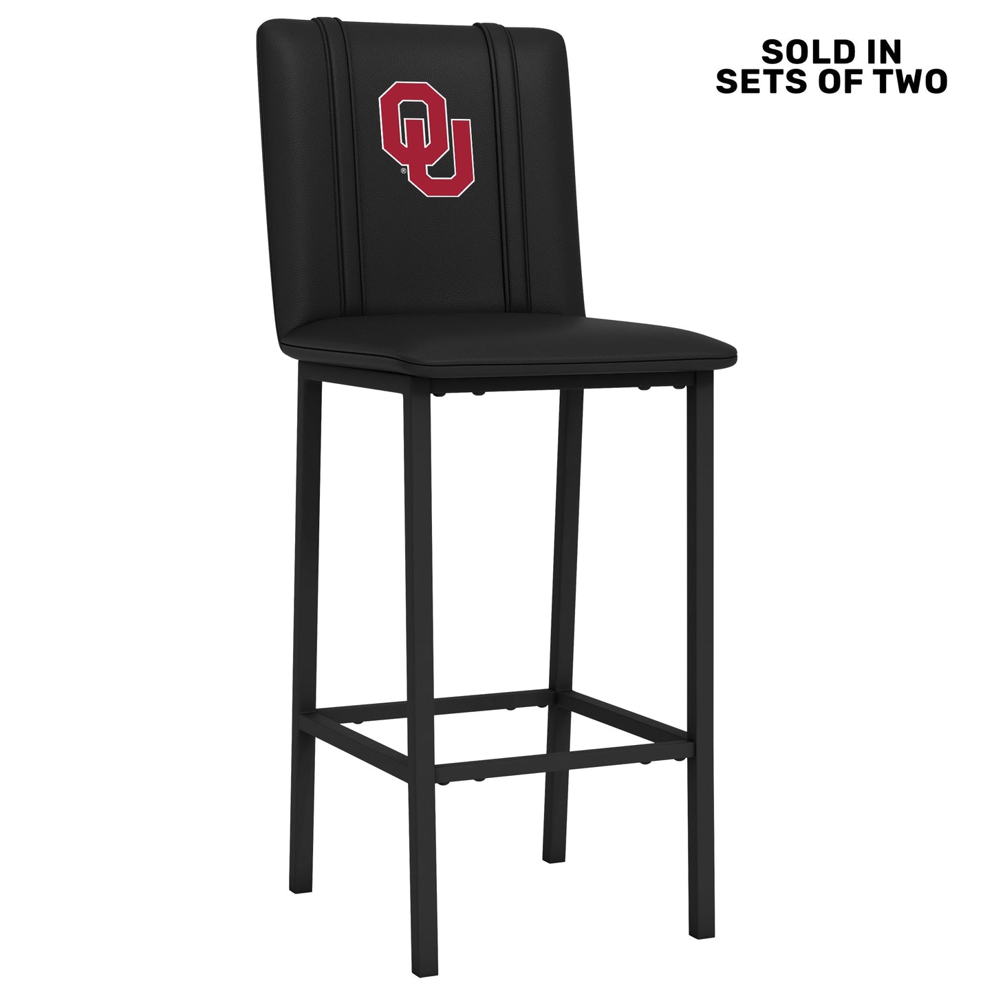 Bar Stool 500 with Oklahoma Sooners Logo Set of 2