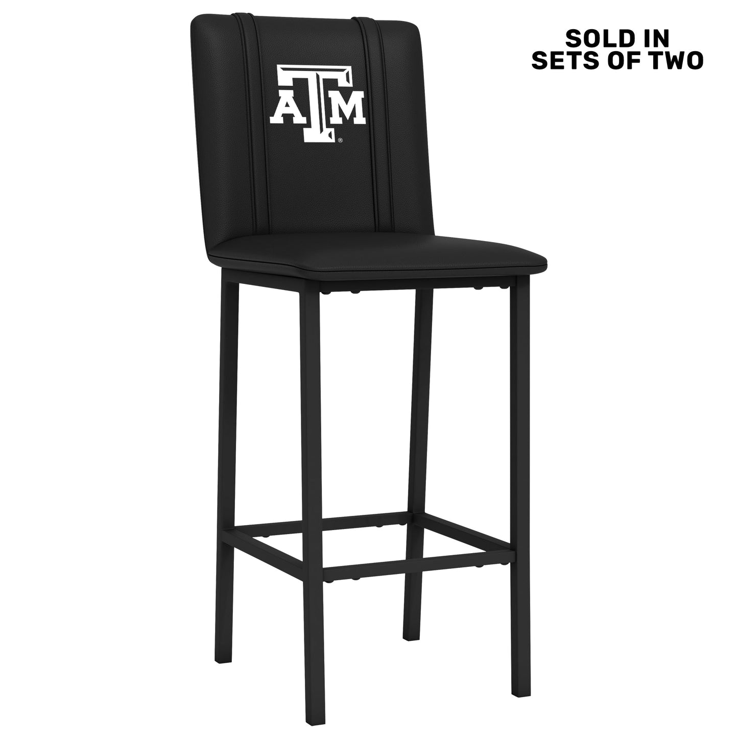 Bar Stool 500 with Texas A&M Aggies Primary Logo Set of 2