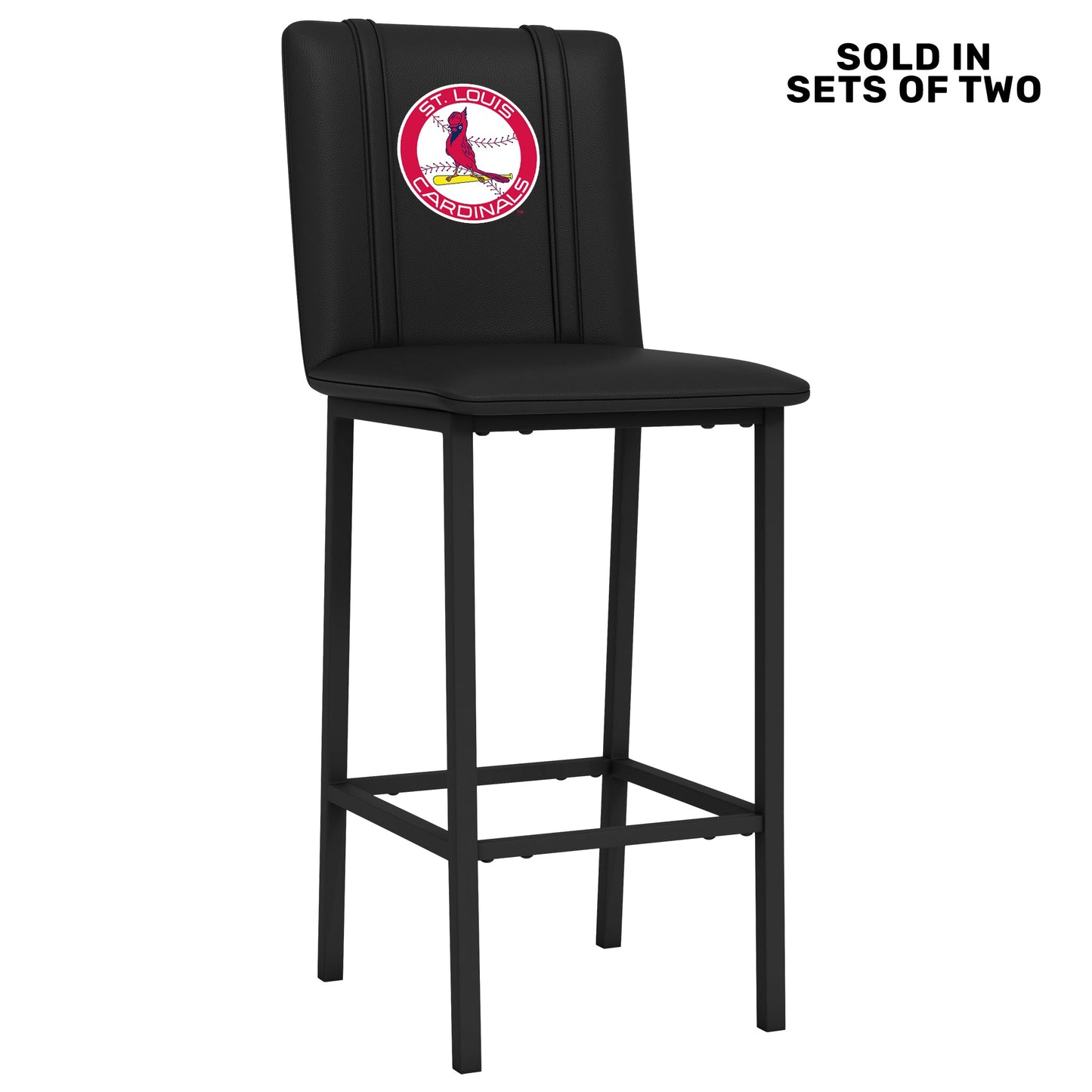 Bar Stool 500 with St Louis Cardinals Cooperstown Secondary Set of 2