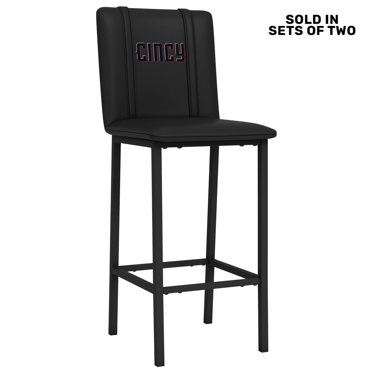 Bar Stool 500 with Cincinnati Reds City Connect Secondary Logo Set of 2
