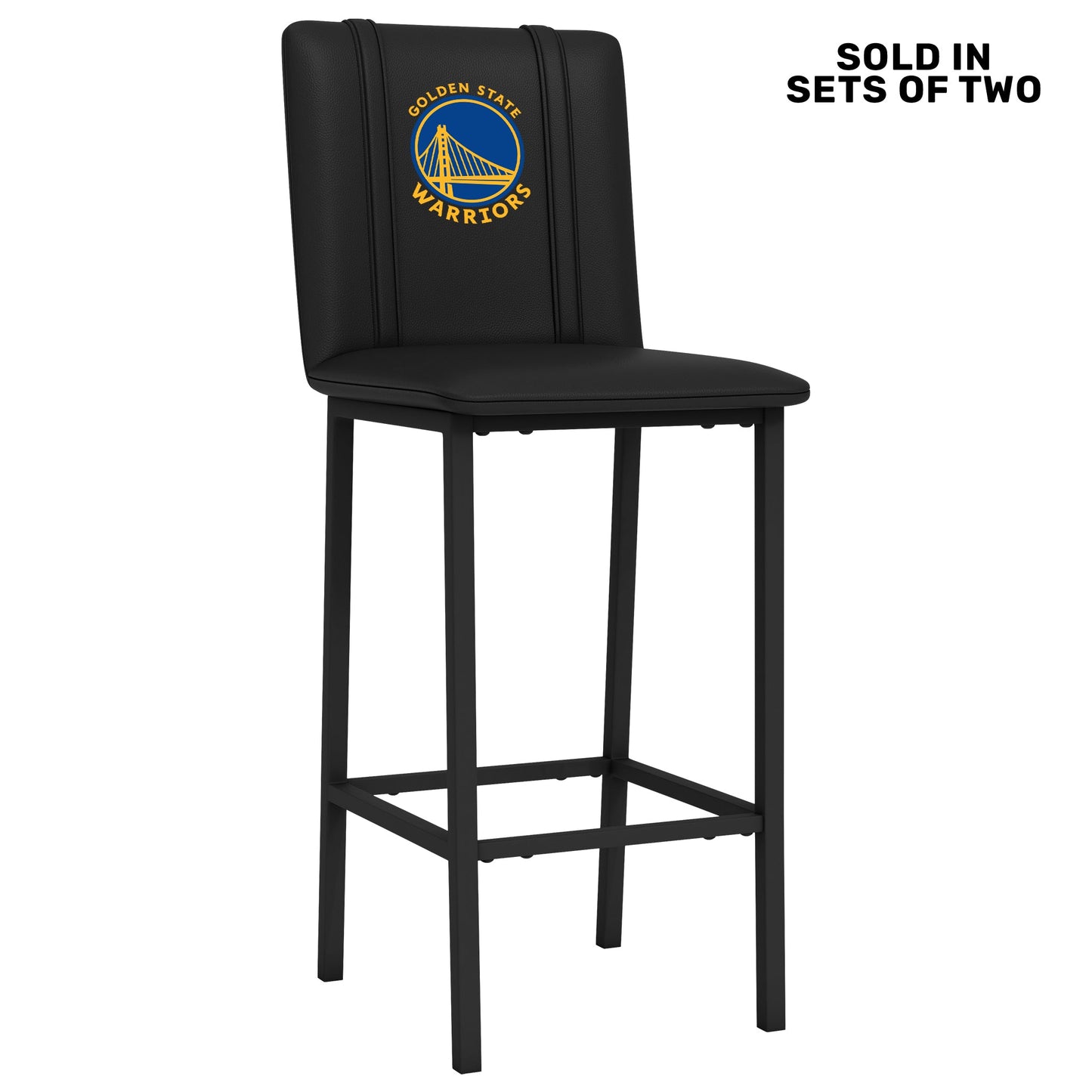 Bar Stool 500 with Golden State Warriors Global Logo Set of 2