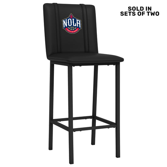 Bar Stool 500 with New Orleans Pelicans NOLA Set of 2