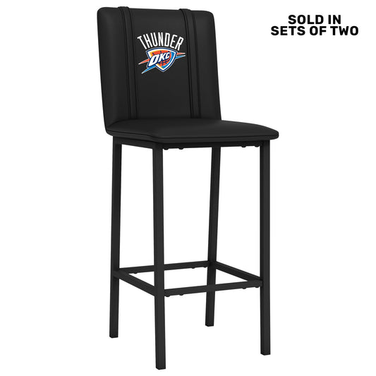 Bar Stool 500 with Oklahoma City Thunder Logo Set of 2