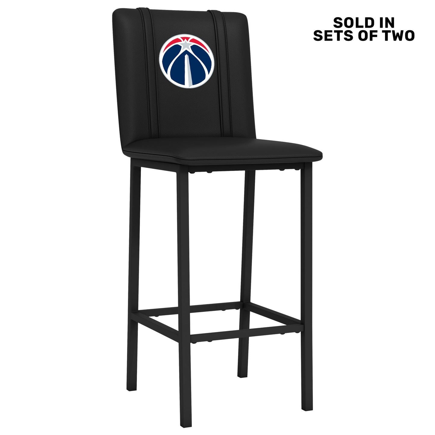 Bar Stool 500 with Washington Wizards Primary Logo Set of 2