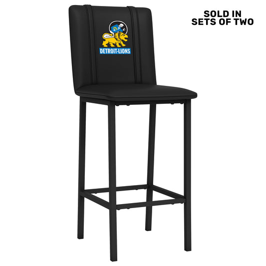 Bar Stool 500 with Detroit Lions Classic Logo Set of 2