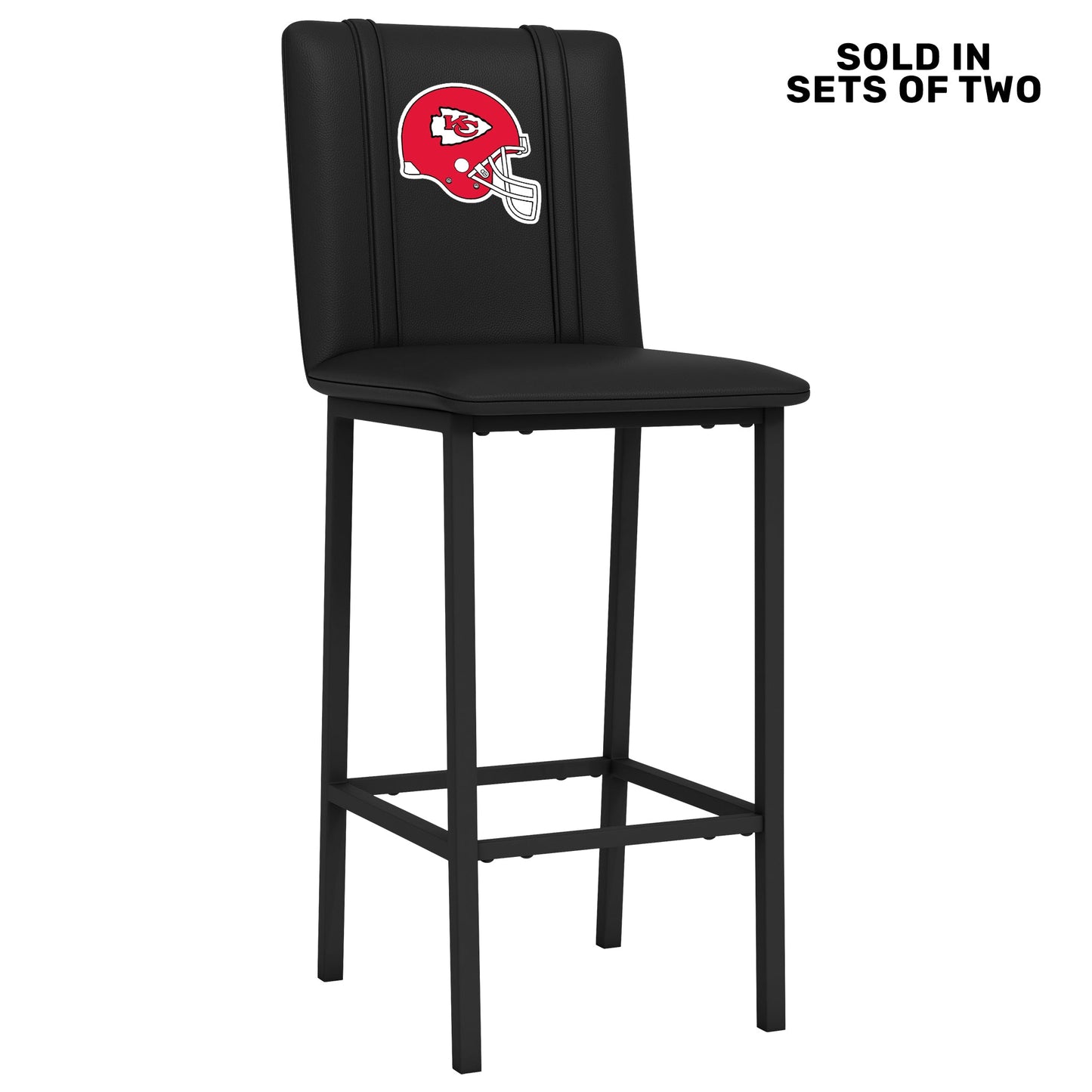 Bar Stool 500 with Kansas City Chiefs Helmet Logo Set of 2