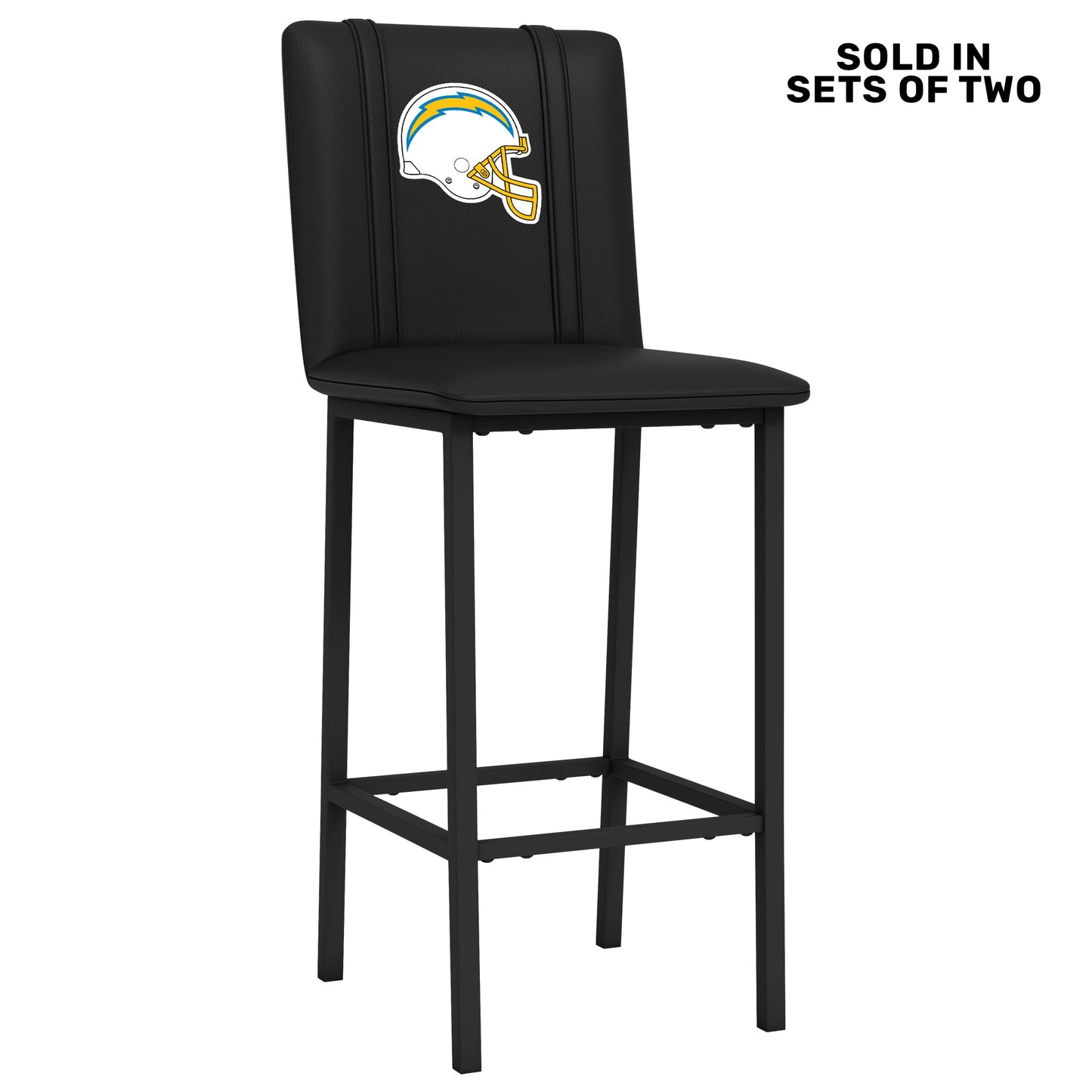 Bar Stool 500 with Los Angeles Chargers Helmet Logo Set of 2