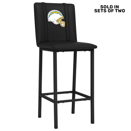 Bar Stool 500 with Los Angeles Chargers Helmet Logo Set of 2