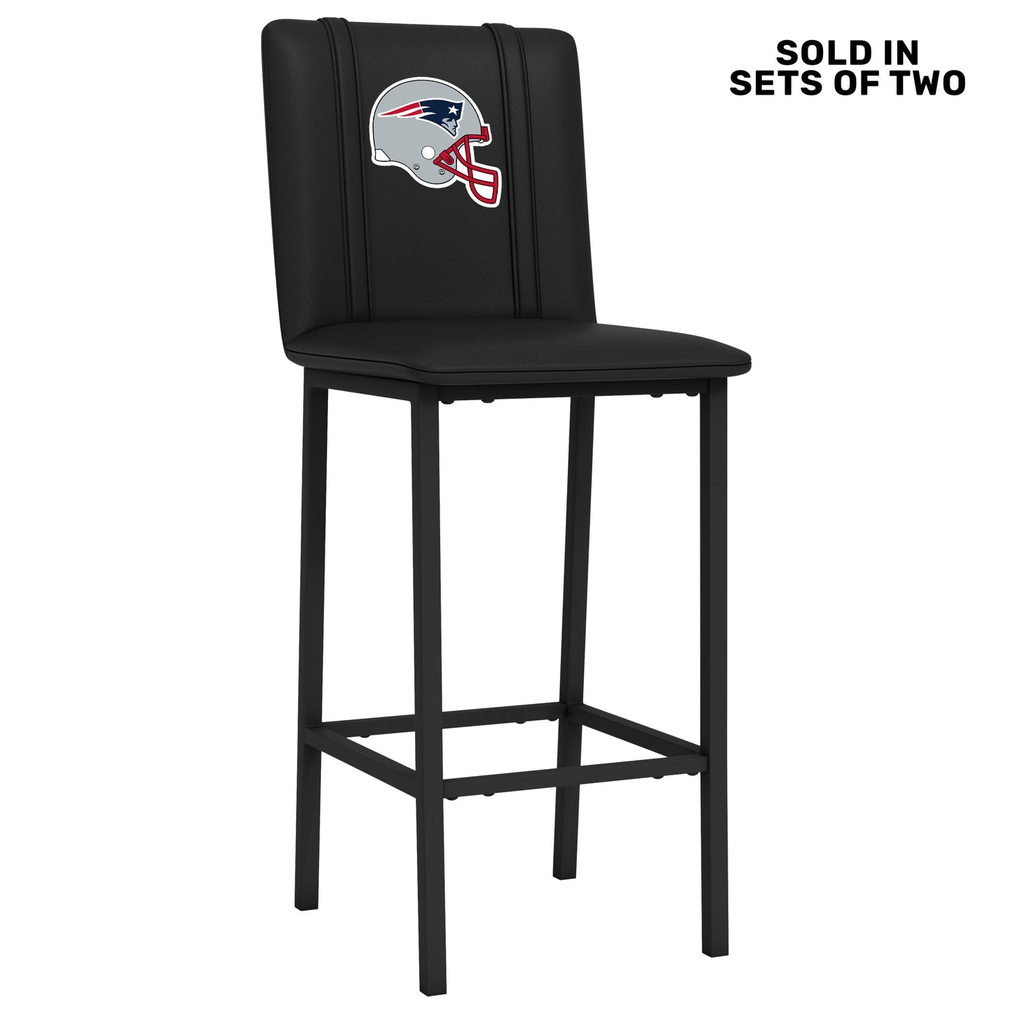 Bar Stool 500 with New England Patriots Helmet Logo Set of 2