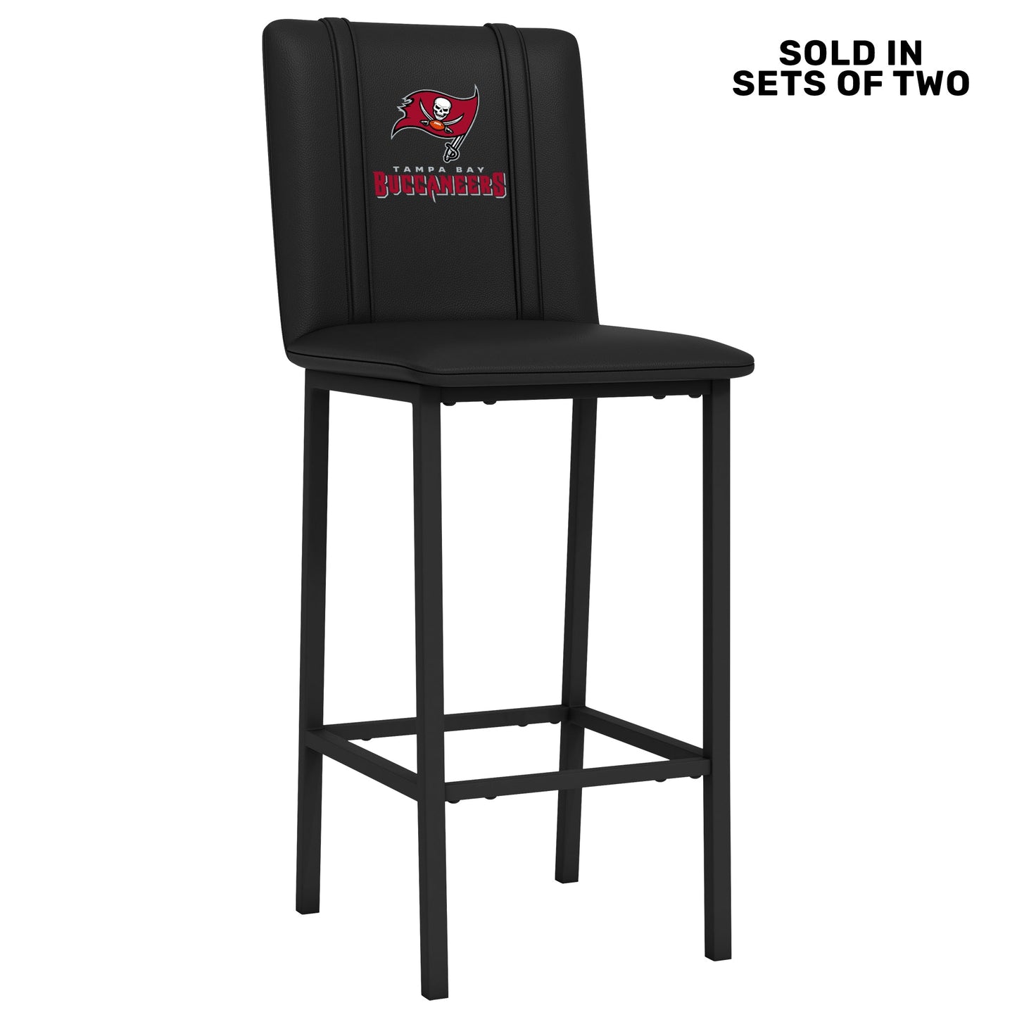 Bar Stool 500 with Tampa Bay Buccaneers Secondary Logo Set of 2