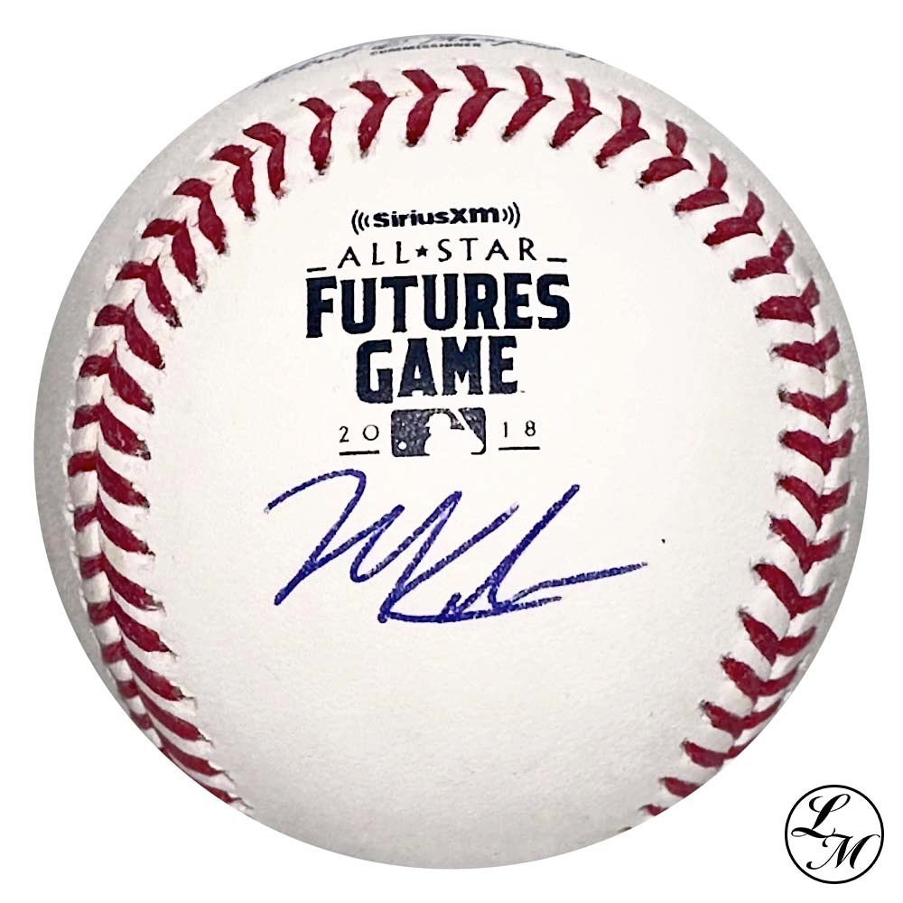 Mitch Keller Autographed 2018 Futures Game Baseball Pittsburg Pirates JSA COA