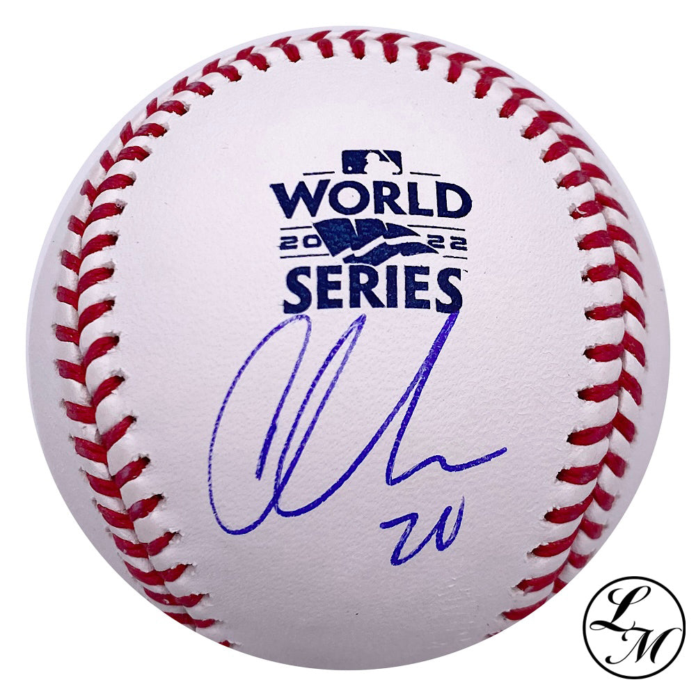 Chas McCormick Houston Astros Autographed 2022 World Series Baseball JSA COA