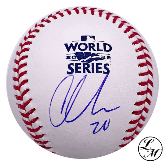 Chas McCormick Houston Astros Autographed 2022 World Series Baseball JSA COA