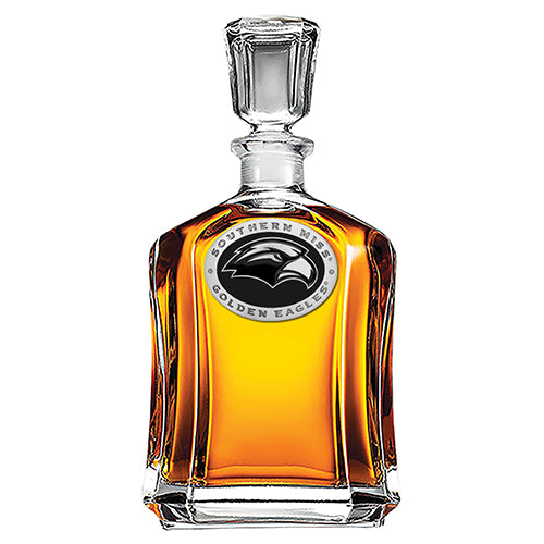 University of Southern Mississippi Capitol Decanter