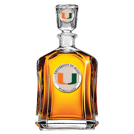 University of Miami Capitol Decanter
