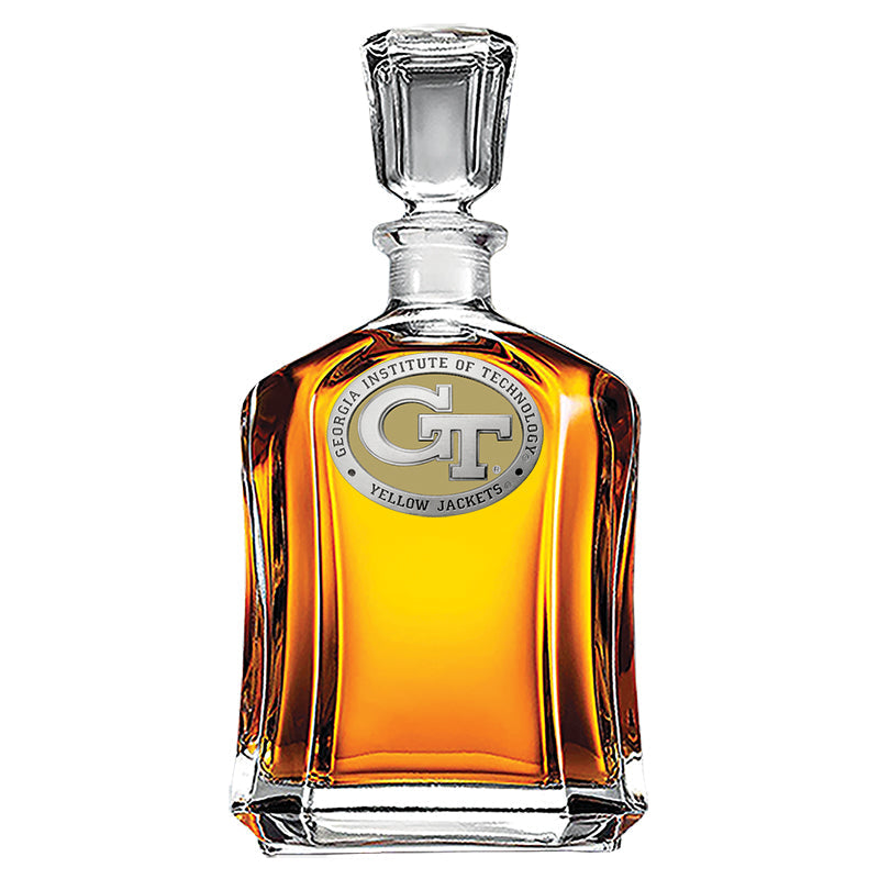 Georgia Tech GT Logo Capitol Decanter
