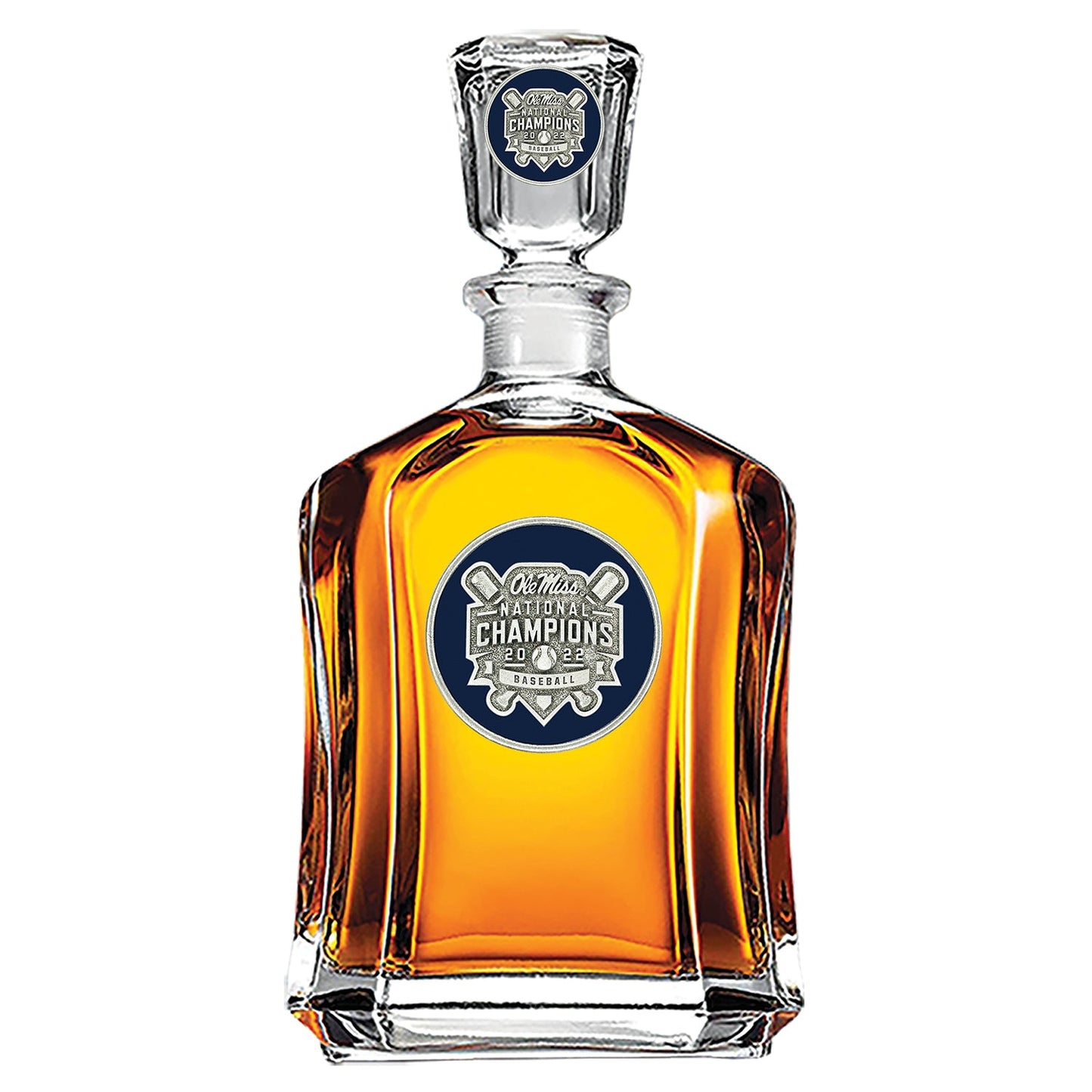 Ole Miss Baseball National Champions 2022 Capitol Decanter