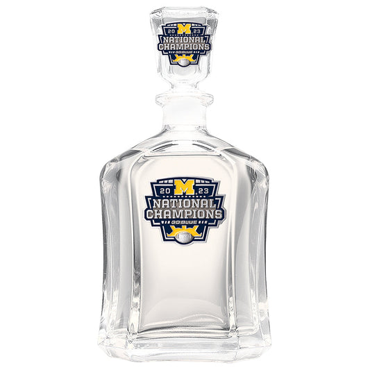 2023 Michigan Football Championship Capitol Decanter
