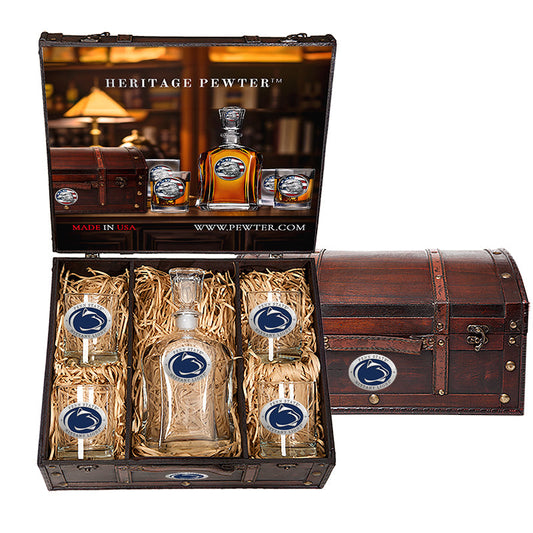 Penn State Capitol Decanter Chest Set