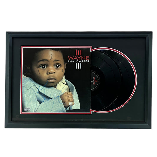 Lil Wayne Autographed Vinyl Album LP Deluxe Framed Piece - JSA Letter