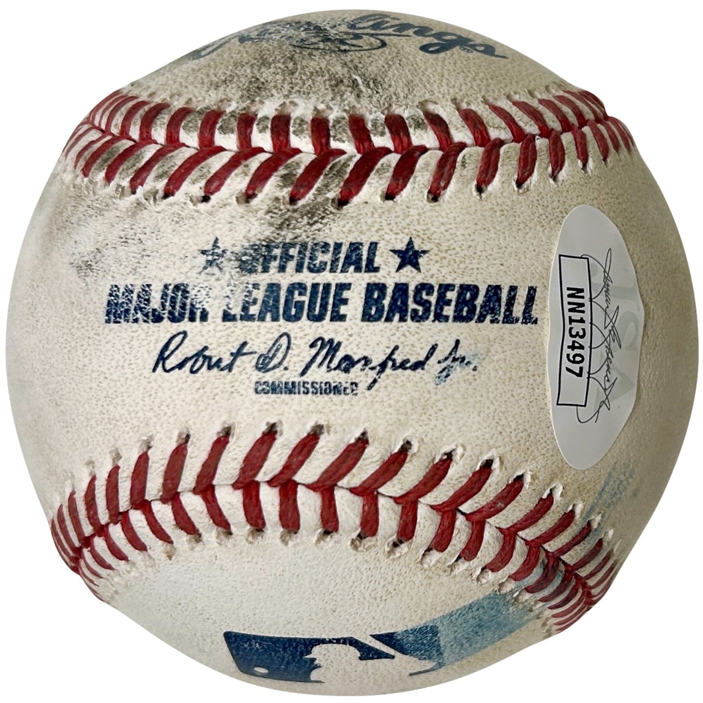 Mookie Betts Autographed Los Angeles Dodgers Official MLB Baseball w/ Bible Verse - JSA