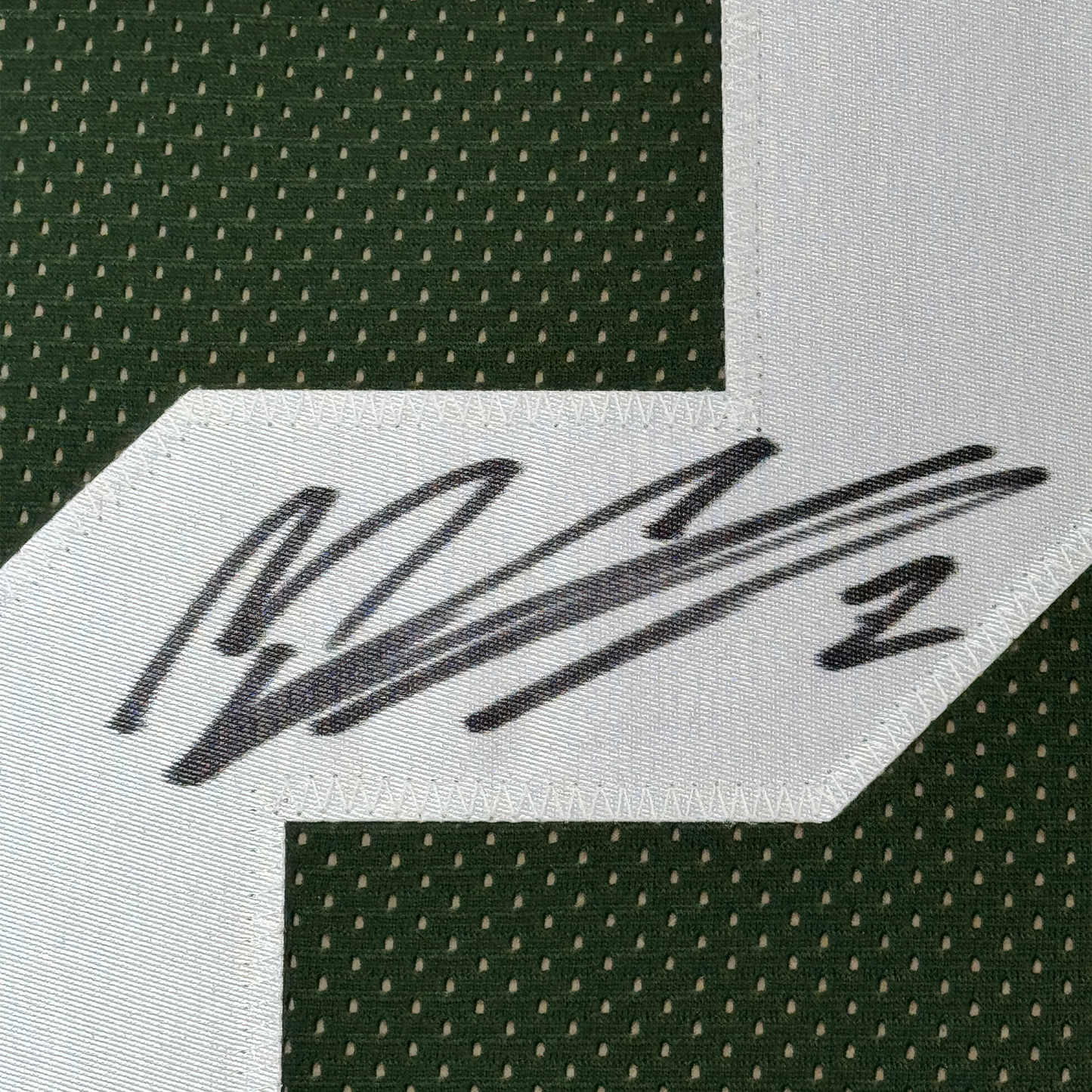 Framed Autographed/Signed Mason Crosby 35x39 Green Bay Green Football Jersey JSA COA