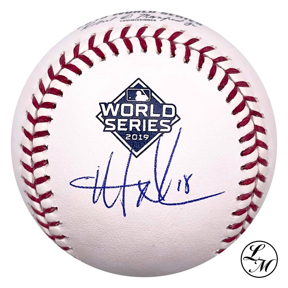 Matt Adams Washington Nationals Signed 2019 World Series Baseball JSA COA