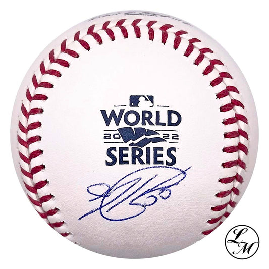 Hector Neris Astros Autographed 2022 World Series Baseball JSA COA