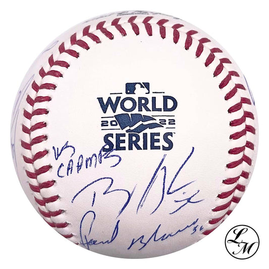 Houston Astros Autographed Team 2022 World Series Baseball JSA LOA