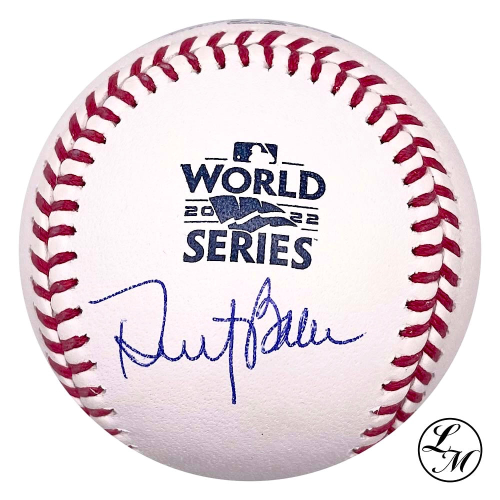 Dusty Baker Astros Autographed 2022 World Series Baseball JSA COA