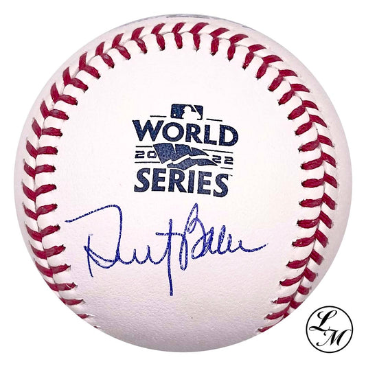 Dusty Baker Astros Autographed 2022 World Series Baseball JSA COA