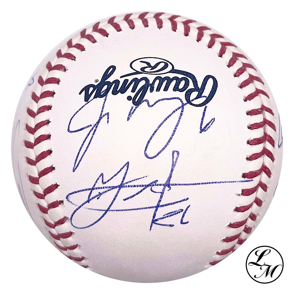 Houston Astros Team Signed 2022 World Series Baseball JSA LOA