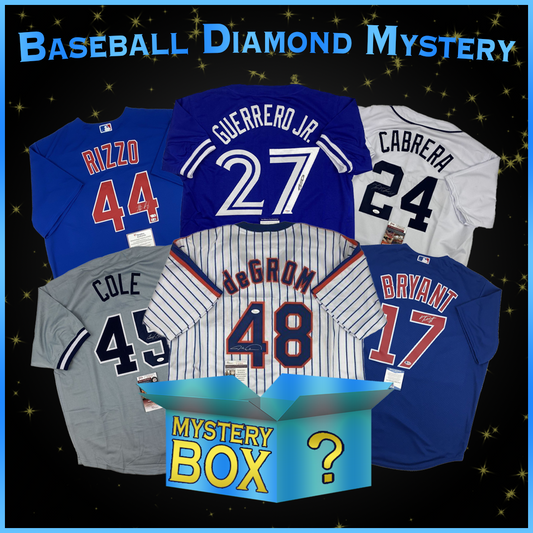 Autographed/Signed Baseball DIAMOND Series 1 Jersey Mystery Box with PSA JSA or Beckett COA