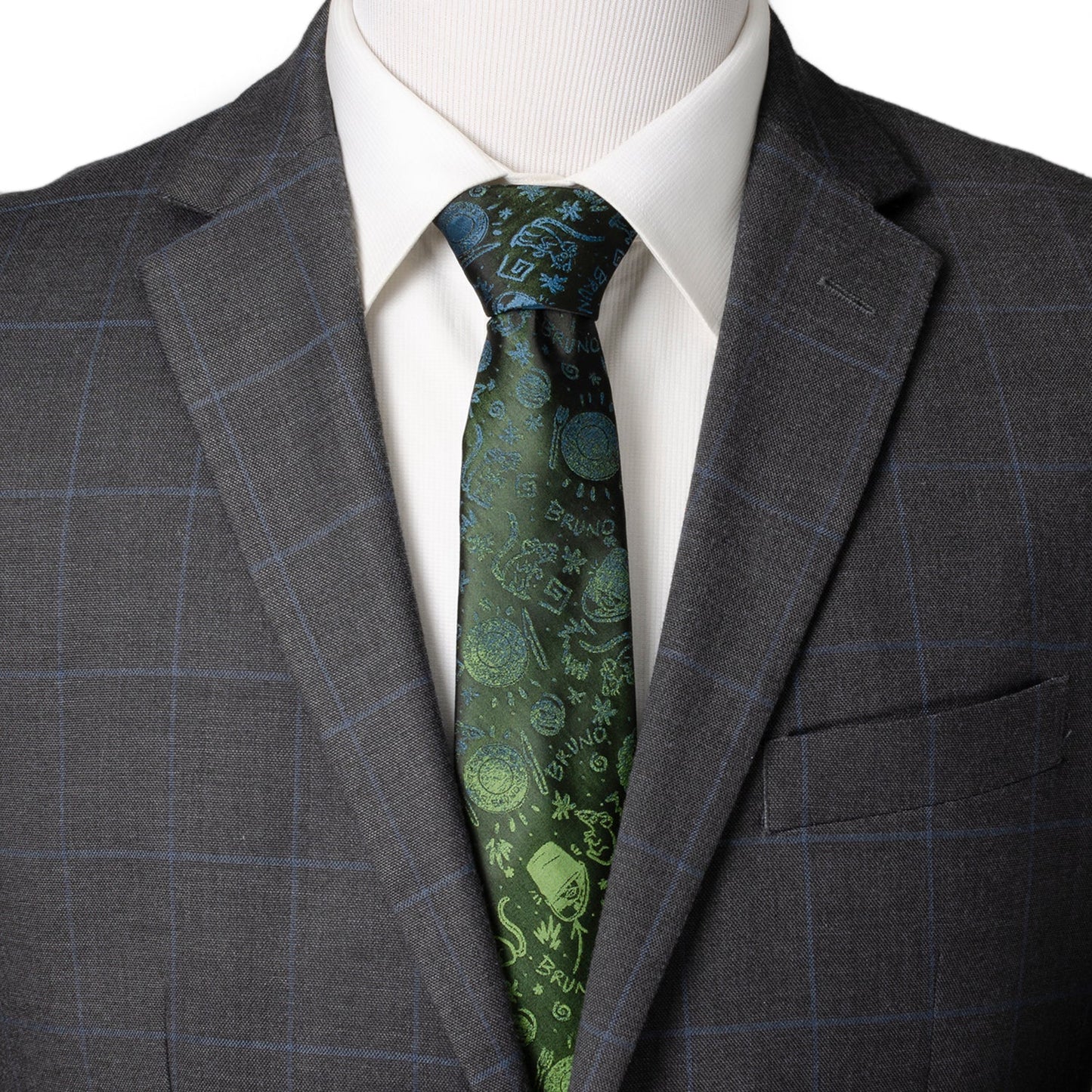 Disney Encanto Bruno Multi Black Men's Tie