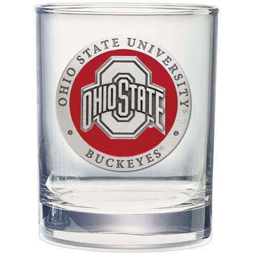 Ohio State University Double Old Fashioned Glass
